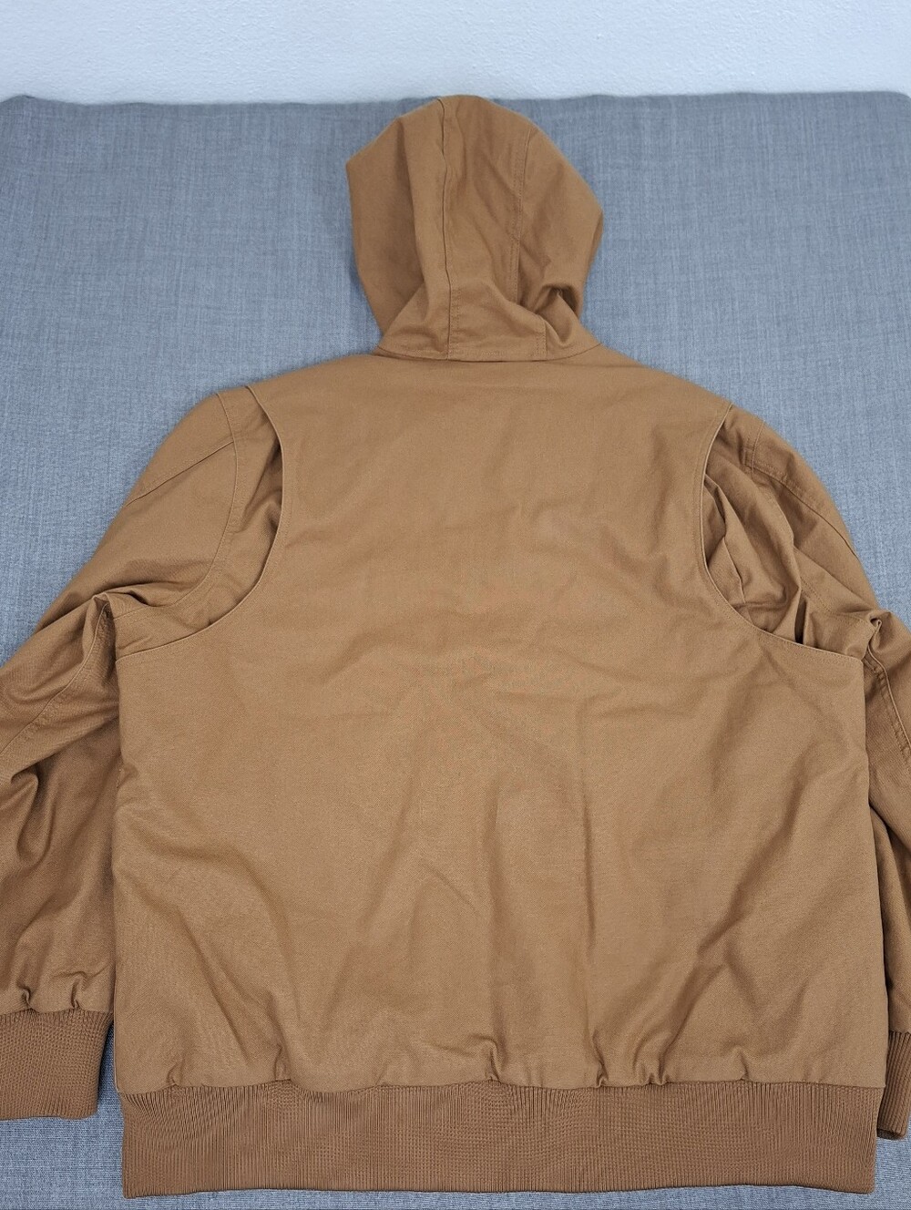 Dickies Insulated Duck Canvas Zip Up Utility Hooded Jacket. XL - Picture 5 of 6